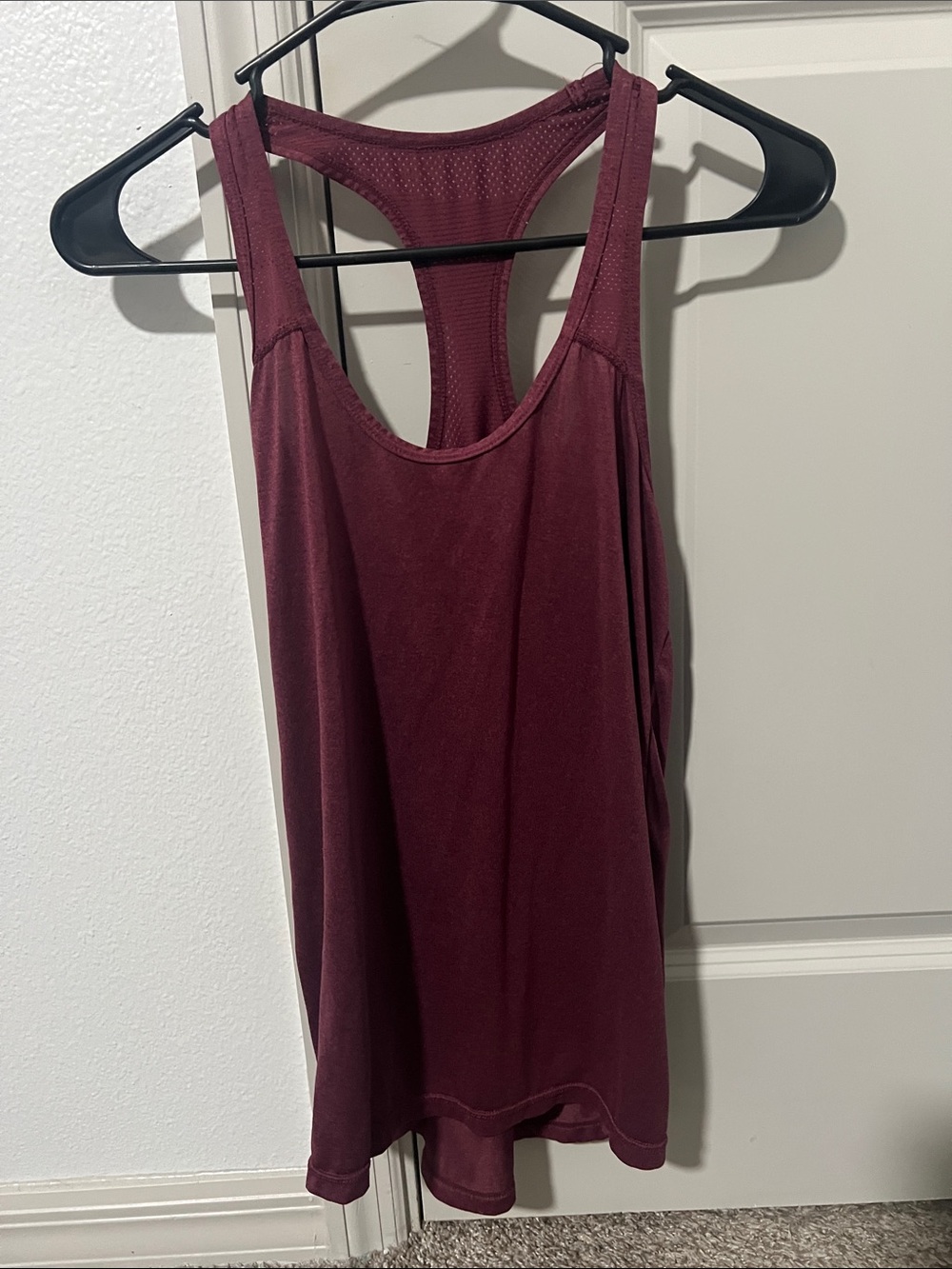 Xersion Maroon Racerback Tank Top